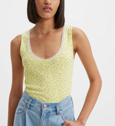 Levi damen tanktop floral - damen,