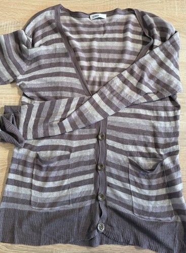 100 leinen strickjacke - leinen,