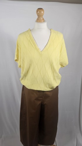 Stricktop marmor gelb - stricktop,
